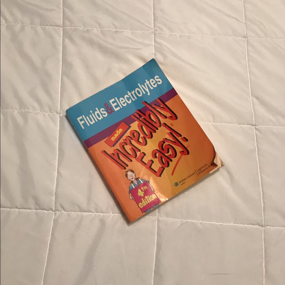 Nursing Book fluids & electrolytes made incredibly easy